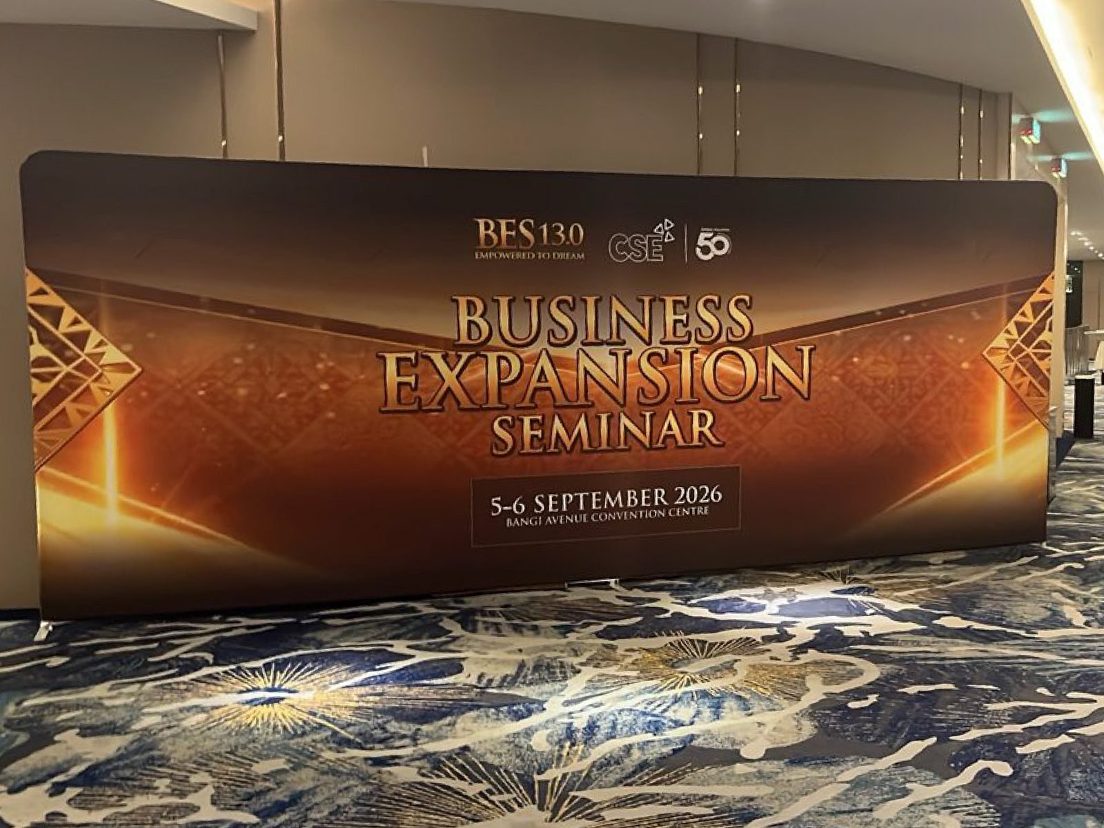 Event Backdrop & Standee Set